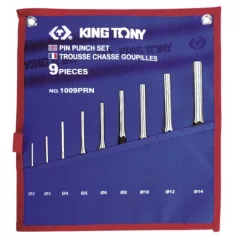   King Tony 9 részes csapkiütő készlet (2-14mm)tetoron 1009PRN