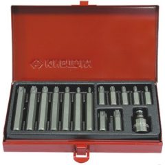 King Tony 15 részes bitkészlet 10mm-es (torx) 1015PQ