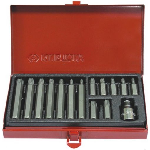 King Tony 15 részes bitkészlet 10mm-es (torx) 1015PQ