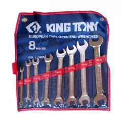 King Tony 8 részes villáskulcs készlet coll 1108SR
