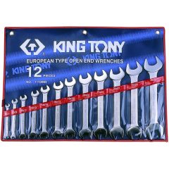   King Tony 12 részes villáskulcs készlet coll 1/4˝-1-1/4˝ 1112SR