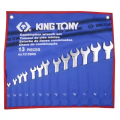   King Tony 13 részes csillag-villáskulcs készlet 1/4-1" SAE 1213SRN