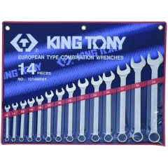   King Tony 14 részes csillag-villáskulcs készlet 10-32mm 1214MR01