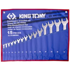   King Tony 15 részes csillag-villáskulcs készlet 6-32mm 1215MRN02