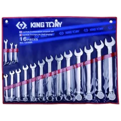   King Tony 16 részes csillag-villáskulcs készlet 1/4-1-1/4˝ 1216SR