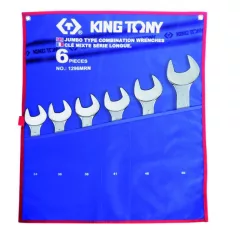   King Tony 6 részes csillag-villáskulcs készlet 34-50mm 1296MRN