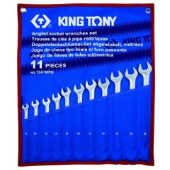  King Tony 11 részes csillag-villás kulcs készlet, ultrakönnyű, hosszú 8~24mm 12A1MRN