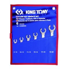 King Tony 6 részes fékcsőkulcs készlet 8-22mm 1306MRN