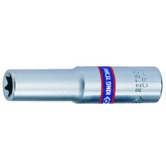 King Tony Torx hosszú dugókulcs 1/4˝ 8mm 227508M