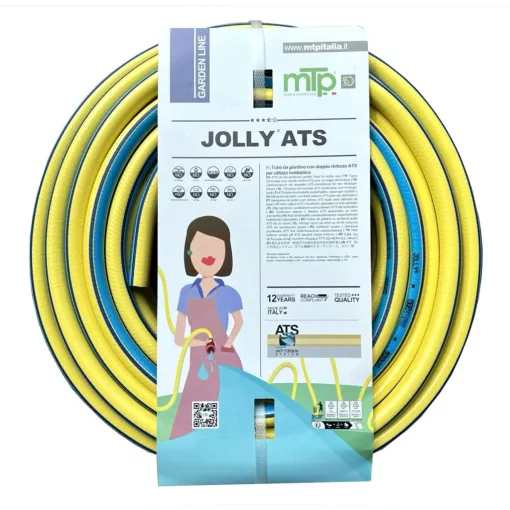 Locsoló tömlő JOLLY 4 rétegű csavarodásmentes 3/4"x50m 210 g/m