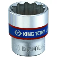 King Tony Kézi dugókulcsfej 3/8˝12mm 12* 333012M