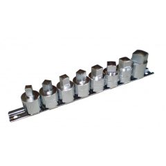   King Tony 8 részes 1/2"-os négyszög dugókulcs készlet 8-19mm 4118MR