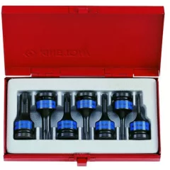   King Tony 7 részes 1/2˝-os gépi torx bitfejkészlet L=60mm 4417PP