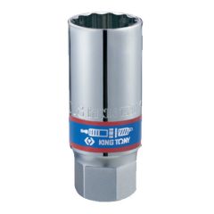   King Tony Gyertya-dugókulcs 1/2˝ 21mm 12*, gumibetétes 463021R
