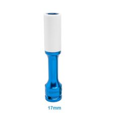   King Tony Gépi extrahosszú dugókulcs vékonyfalú műanyagbevonatú 1/2˝17mm 495517MX