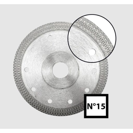 ABRABORO Gyémánttárcsa No.15 125 x 22.23mm