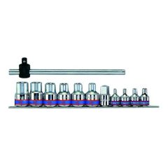   King Tony 12 részes 1/2" & 3/8˝-os torx-dugókulcs készlet bliszteren 7112PR