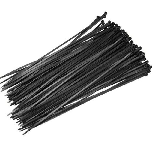 Elematic Kábelkötegelő 7,5x540 mm fekete 100db/csom