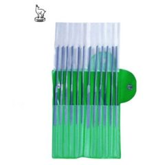   KAISER Tűreszelő készlet 12 részes PVC tasakos, speciális 160/1