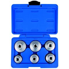   King Tony 6 részes 3/8" meghajtású olajszűrőfogó-fej készlet 9AE8006