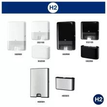 Tork Xpress® Soft Multifold hajtogatott kéztörlő - 2 rétegű, hófehér, 150 lap (Karton - 21 csg)