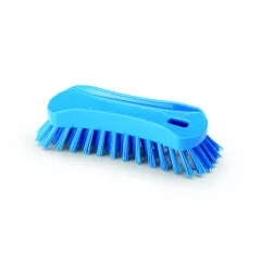   Igeax élelmiszeripari ergonómikus kézi kefe, kék, 0,75mm kemény sörtével