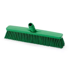   Igeax élelmiszeripari tolóseprű, partvis fej, 45cm, 0,3mm puha sörtével, zöld