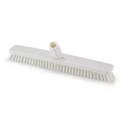   Igeax élelmiszeripari padlósúrolókefe 45cm széles fehér, 0,5mm közepes sörtével