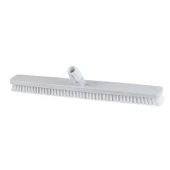   Igeax élelmiszeripari padlósúrolókefe rövid sörte 60cm széles fehér, 0,75mm kemény sörtével