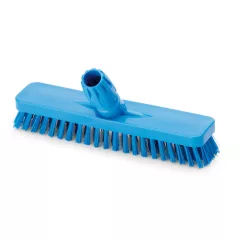   Igeax élelmiszeripari padlósúrolókefe 30cm széles kék, 0,75mm kemény sörtével