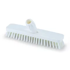   Igeax élelmiszeripari padlósúrolókefe 30cm széles fehér, 0,5mm közepes sörtével