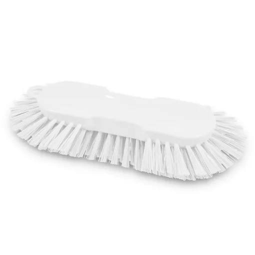 Igeax élelmiszeripari ergonomikus kézi kefe, nagy méretű, lekerekített végekkel, fehér