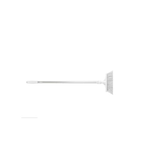 Igeax Higiéniai seprű 28cm széles, 80cm nyéllel fehér 0,5 mm, billenő szemetes lapáthoz