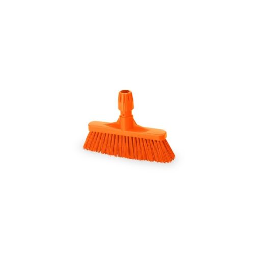 Igeax Higiéniai seprű narancssárga, billenő szemetes lapáthoz 0,5mm
