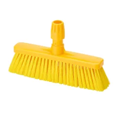   Igeax élelmiszeripari rövid seprű, partvis fej, 0,3mm puha sörtével, sárga