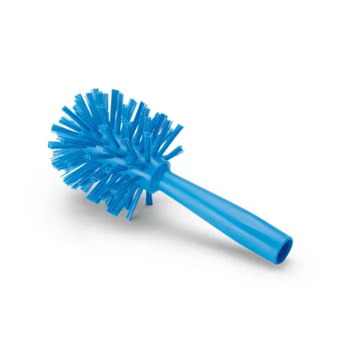 Igeax élelmiszeripari csőtisztító kefe, menetes nyélhez, 90mm kék