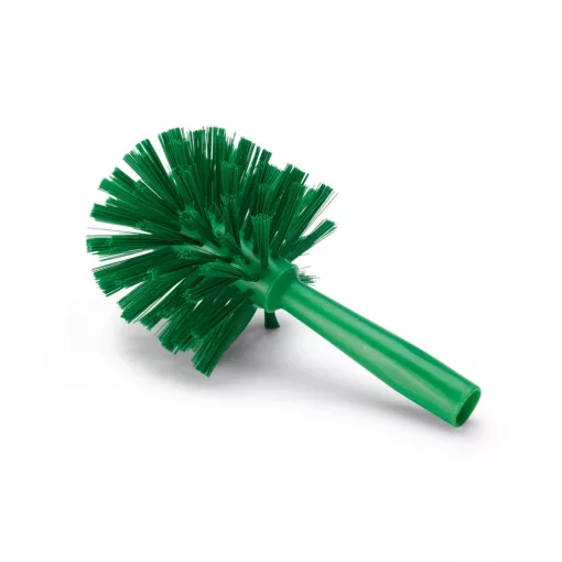 Igeax élelmiszeripari csőtisztító kefe, menetes nyélhez, 120mm zöld