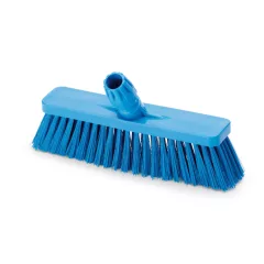   Igeax élelmiszeripari tolóseprű, partvis fej, 30 cm, 0,5mm közepes sörtével, kék