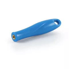   Igeax élelmiszeripari menetes nyél, kék, 12cm,  cső- és üvegtisztító flexibilis hosszabbító szárhoz