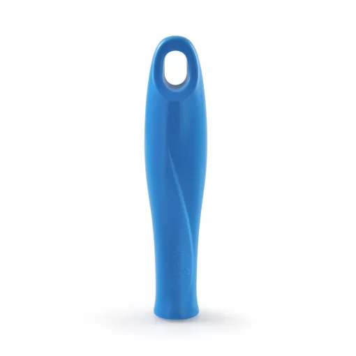 Igeax élelmiszeripari menetes nyél, kék, 12cm,  cső- és üvegtisztító flexibilis hosszabbító szárhoz