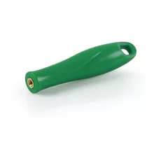 Igeax élelmiszeripari menetes nyél, zöld, 12cm,  cső- és üvegtisztító flexibilis hosszabbító szárhoz