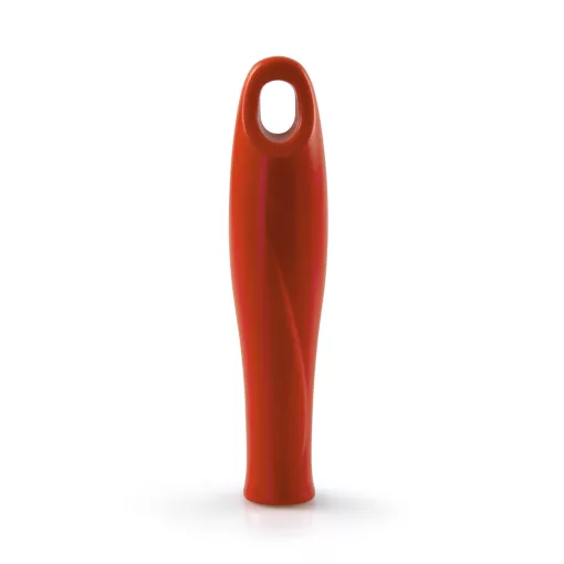 Igeax élelmiszeripari menetes nyél, piros, 12cm,  cső- és üvegtisztító flexibilis hosszabbító szárhoz