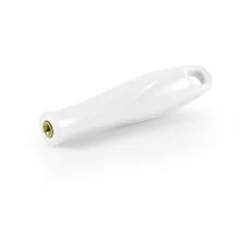 Igeax élelmiszeripari menetes nyél, fehér, 12cm,  cső- és üvegtisztító flexibilis hosszabbító szárhoz