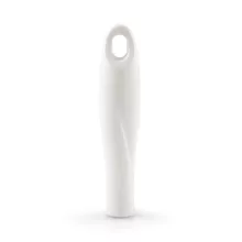 Igeax élelmiszeripari menetes nyél, fehér, 12cm,  cső- és üvegtisztító flexibilis hosszabbító szárhoz