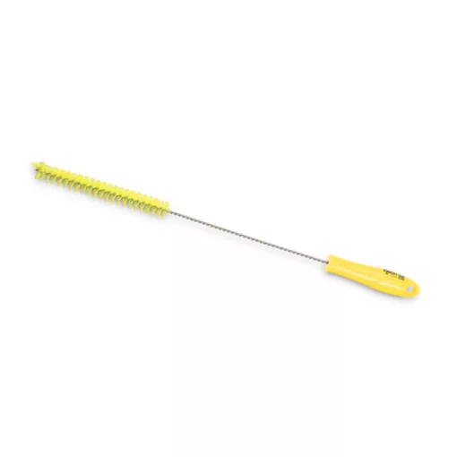 Igeax élelmiszeripari kémcső-, és üvegtisztító kefe, átmérő 20mm, hossz 50cm, sárga