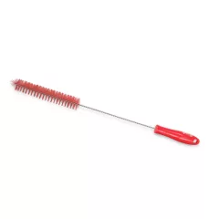   Igeax élelmiszeripari kémcső-, és üvegtisztító kefe, átmérő 30mm, hossz 50cm, piros