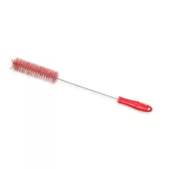   Igeax élelmiszeripari kémcső-, és üvegtisztító kefe, átmérő 40mm, hossz 50cm, piros