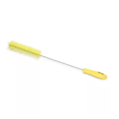   Igeax élelmiszeripari kémcső-, és üvegtisztító kefe, átmérő 40mm, hossz 50cm, sárga