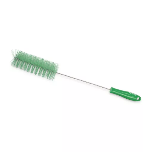 Igeax élelmiszeripari kémcső-, és üvegtisztító kefe, átmérő 60mm, hossz 50cm, zöld