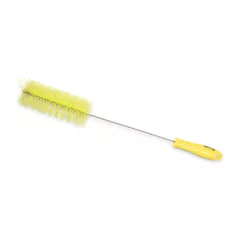   Igeax élelmiszeripari kémcső-, és üvegtisztító kefe, átmérő 60mm, hossz 50cm, sárga